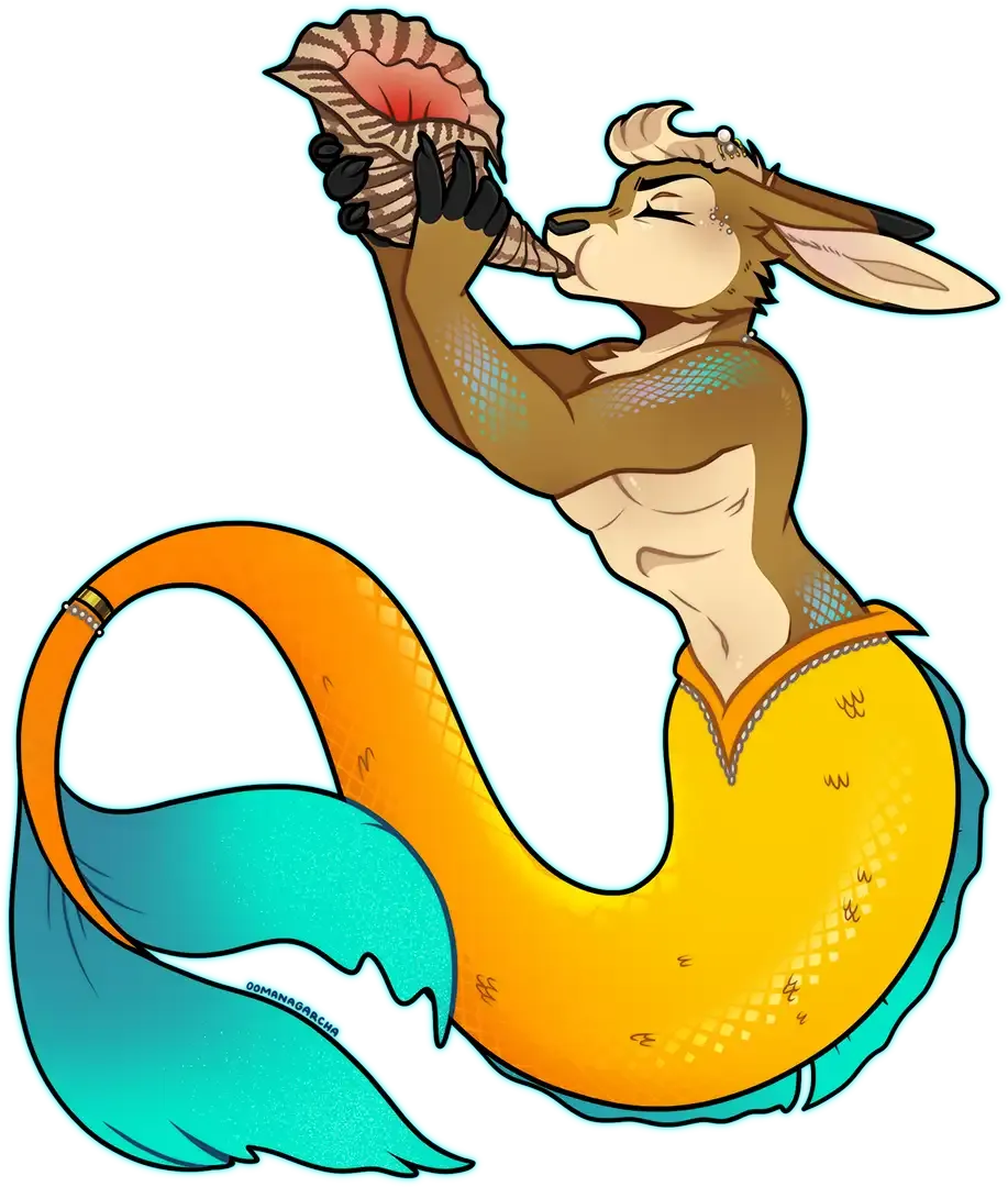 FurDU Mermaid Mascot